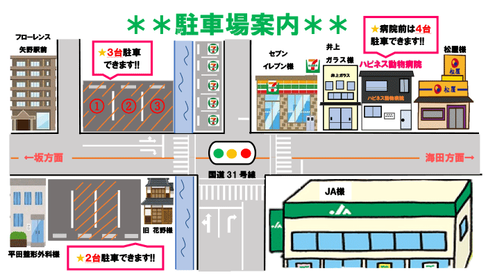 駐車場のご案内